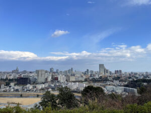 仙台城からの景色