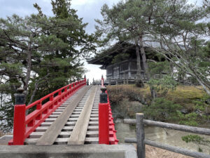 瑞巌寺五大堂の透かし橋