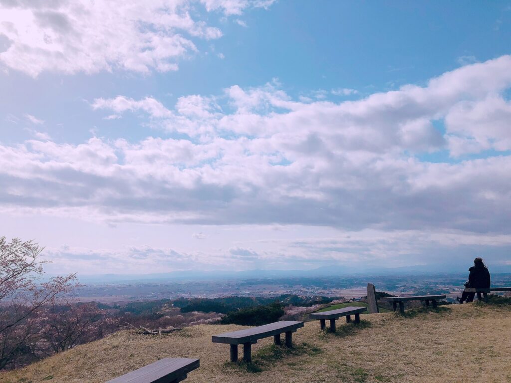 宮城県大崎市田尻加護坊山の山頂