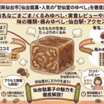 人気の仙台銘菓「甘仙堂のゆべし」の値段は？有名なごま・くるみゆべしの実食レビューや口コミ、味の種類や極みゆべし、仙台駅で買える？アクセスや直営店情報も解説！